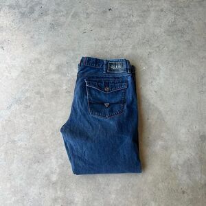 Guess y2k Bootcut Mens Jeans size 40 32 rare button pocket